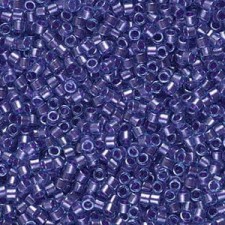 Miyuki delica Beads 11/0 - Sparkling purple lined aqua luster DB-284